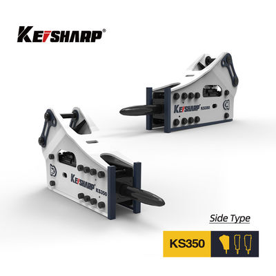 KS350 Typ boczny Hydraulic Breaker 165mm Chisel 150-300bpm Excavator Rock Breaker