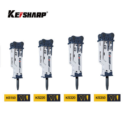 KS550 200 mm Chisel Box Typ Excavator Hydraulic Breakers dla górnictwa / metalurgii