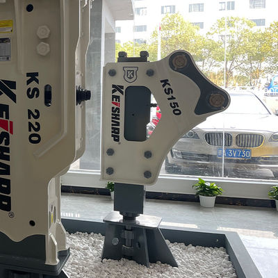 KS150 Typ boczny Hydraulic Breaker 100 mm Średnica suszy 350-700bpm Hydraulic Hammer For Excavator