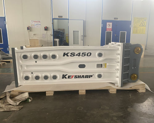 KS450 Top Type 190mm Chisel Excavator Hydraulic Rock Breaker dla kolei / architektury