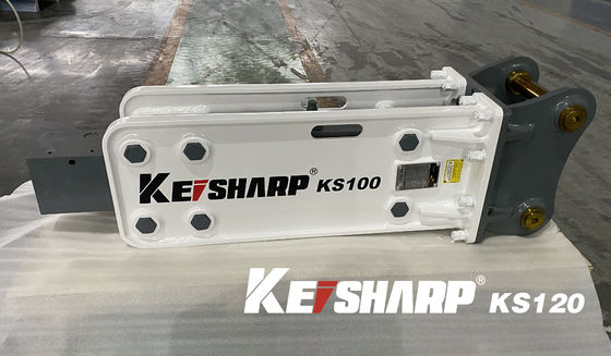 KS120 Top Typ 85mm Chisel Hydraulic Breaker dla 13 Ton Excavator