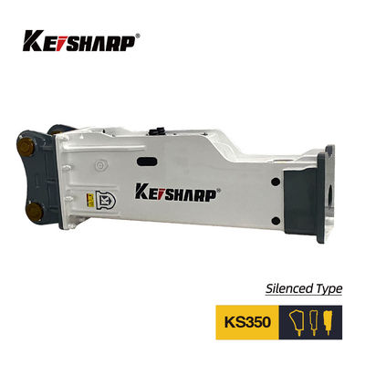 Do koparki o masie 35-40 ton KS350 Silenced Type Hydraulic Rock Breaker 165mm Chisel