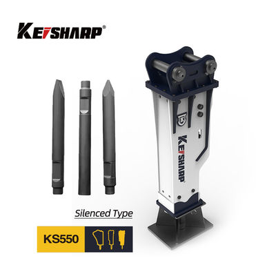 200 mm Chisel Silenced Typ Hydraulic Breaker KS550 Do kruszenia betonu