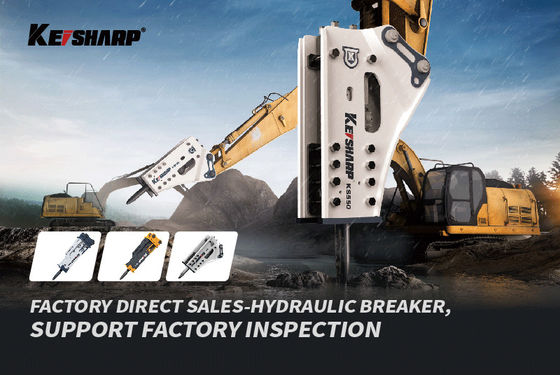 KS600 Keisharp Typ tłumiony Hydraulic Breaker Hammer KS60 KS80 KS100