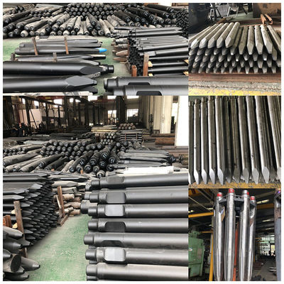 45-55 Ton Excavator Rock Breaker Chisel K190 Beton Breaker Chisel Drill Rod Pin Chisel