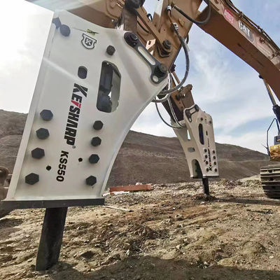 200 mm średnica podkładki KS550 Hydraulic Rock Breaker Type Side