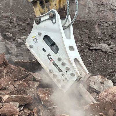200 mm średnica podkładki KS550 Hydraulic Rock Breaker Type Side