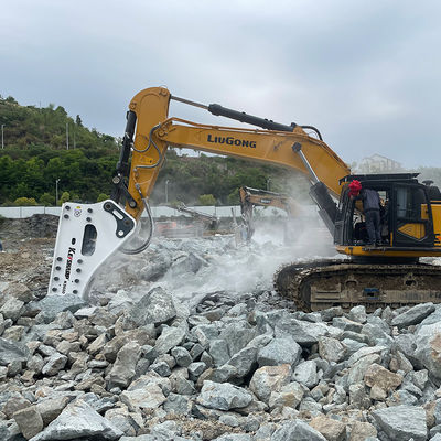 Ciężki hydrauliczny kamieniołomik do 50-60tonowej koparki Przewodnik / Nieregularny kształt