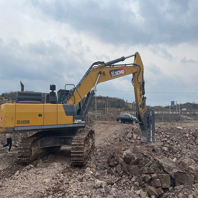 5350 kg Ciężki hydrauliczny łamacz skał Odporny na zużycie Stop 195 mm Łamacz skał