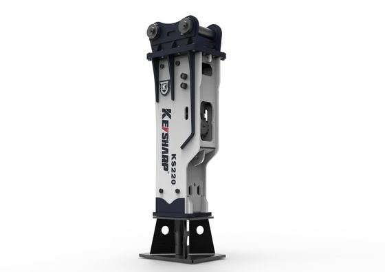 Sprzęt budowlany Ciężki typ koparki KS350 Części koparki 165mm Chisel Hydraulic Breaker