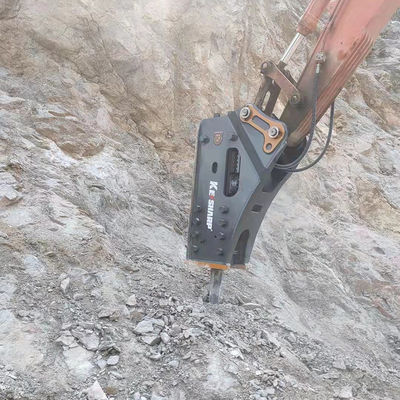 KS450 Odporny na zużycie hydrauliczny młotek do łamania skał dla koparki 5250 kg