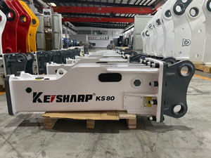 KS80 z 68mm Chisel Trwały wszechstronność Hydraulic Breaker do projektów demolicji