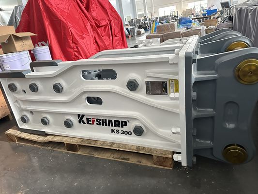 KS300 Top Typ Hydraulic Breaker 190mm Średnica podkładki dla 5250bpm Częstotliwość