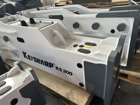 KS200 Pudełkowy Rodzaj 135 mm Grabiarka Chisel Hydraulic Breakers