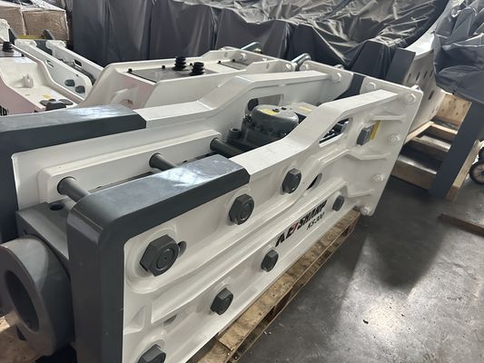 KS300 Top Typ Hydraulic Breaker 190mm Średnica podkładki do obciążenia roboczego 180-200bar