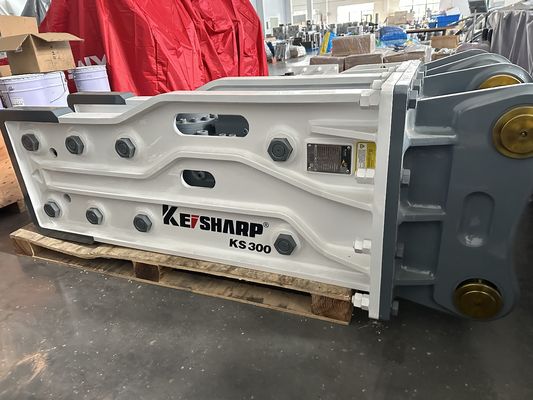 KS300 Top Typ Hydraulic Breaker 190mm Średnica podkładki dla 130-190L/min