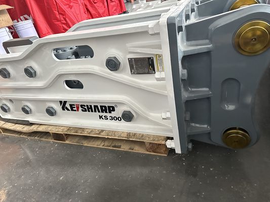 KS300 Top Typ Hydraulic Breaker 190mm Średnica podkładki dla 400-550bpm