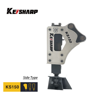 KS150 Typ boczny Hydraulic Breaker 100 mm Średnica suszy 350-700bpm Hydraulic Hammer For Excavator
