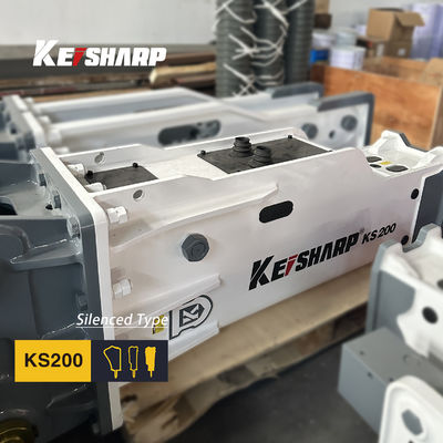 KS200 Top Typ Hydraulic Breaker 135mm Średnica podkładki dla koparki 18-22 tony