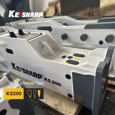 KS200 Top Typ Hydraulic Breaker 135mm Średnica podkładki dla koparki 18-22 tony