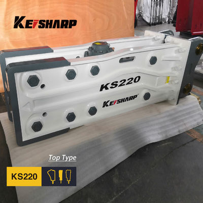 KS220 Top Type Rock Hydraulic Breaker Machine Prężnik podkładki 140 mm