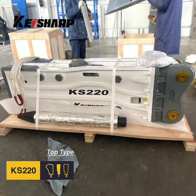 KS220 Top Type Rock Hydraulic Breaker Machine Prężnik podkładki 140 mm